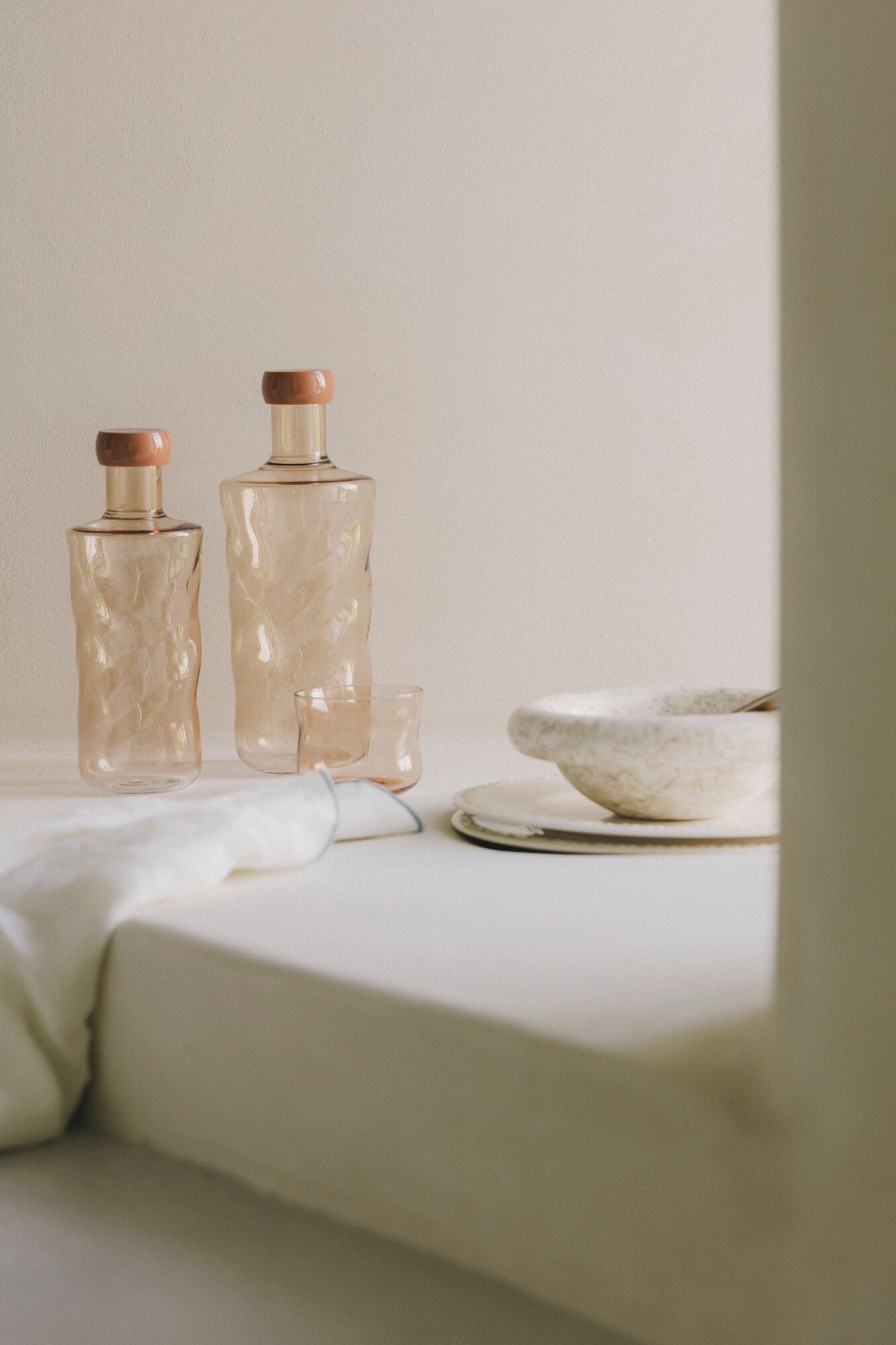 Swirl karaffel, 0,75 L - Glow Terracotta